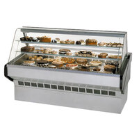 Federal SQ-8B 96 inch Market Series Curved Glass Dry Bakery Case