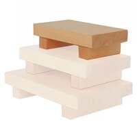 Small Wood Sushi Serving Board - 6/Pack