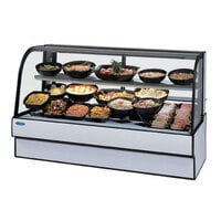 Federal Industries CGR5948CD 59 inch Curved Glass Refrigerated Deli Case