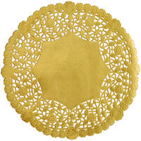 10" Gold Foil Lace Doily - 500/Case