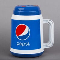 64 oz. Pepsi™ Tanker with Spout, Straw, and Lid - 12/Case