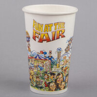 16 oz. Tall Paper Cup with "Fun at the Fair" Design - 1000/Case