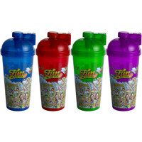 32 oz. Flip-Top Assorted Color Sports Bottle with "Fun at the Fair" Design - 100/Case
