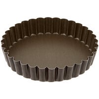 Gobel 5 1/2 inch x 1 inch Fluted Non-Stick Tart / Quiche Pan with Removable Bottom