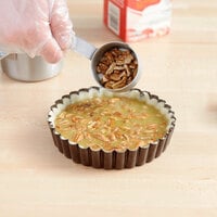 Gobel 5 1/2 inch x 1 inch Fluted Non-Stick Tart / Quiche Pan with Removable Bottom