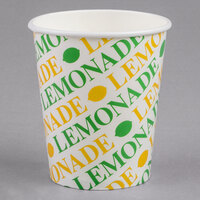 16 oz. Squat Retro Paper Lemonade Cups - 1000/Case