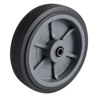 8 inch Fixed Wheel for Choice 125 lb. Mobile Ice Bins