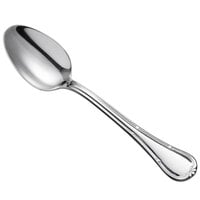 INOX unknown BLACK HANDLE & RIVETS OVAL SOUP PLACE SPOON unbranded STAINLESS 