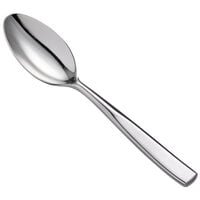 Oneida B443SDEF Tidal 7 1/8 inch 18/0 Heavy Weight Stainless Steel Oval Bowl Soup / Dessert Spoon - 12/Case