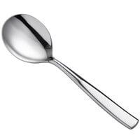 Oneida B443SRBF Tidal 6 7/8 inch 18/0 Heavy Weight Stainless Steel Round Bowl Soup Spoon - 12/Case
