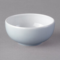 Schonwald 9335706-63082 Shabby Chic 2.375 oz. Solid Light Blue Round Porcelain Dip Dish - 24/Case