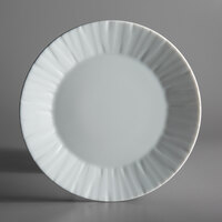Schonwald 9360071 Character 8 1/4 inch White Round Porcelain Plate - 12/Case