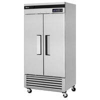 Turbo Air TSR-35SD-N Super Deluxe 40" Bottom Mounted Solid Door Reach-In Refrigerator with LED Lighting