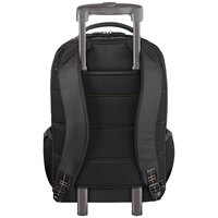 Solo USLPRO7424 12 1/4 inch x 6 3/4 inch x 17 1/2 inch Arc Black/Tan Polyester Computer Backpack