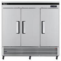 Turbo Air TSF-72SD-N Super Deluxe 82" Solid Door Reach-In Freezer with LED Lighting