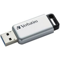 Verbatim 98664 Store 'n' Go Secure Pro Silver 16 GB USB Flash Drive