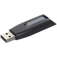 Verbatim 49168 Store 'n' Go V3 Black / Gray 256 GB USB Flash Drive