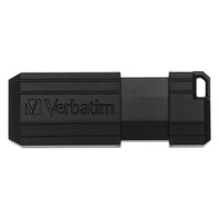 Verbatim 49063 Pinstripe Black 16 GB USB Flash Drive