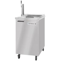 Beverage-Air BM23HC-C-S Single Tap Club Top Kegerator Beer Dispenser - Stainless Steel, (1) 1/2 Keg Capacity