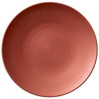 Villeroy & Boch 16-4070-2630 Copper Glow 10 inch Copper Premium Porcelain Flat Coupe Plate - 6/Case