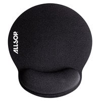 Allsop 30203 MousePad Pro 9" x 10" x 1" Black Memory Foam Mouse Pad with Wrist Rest