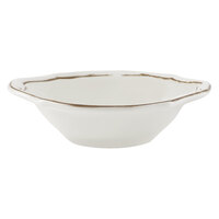 Villeroy & Boch 16-4059-3831 La Scala Patina 3.5 oz. White Premium Porcelain Individual Bowl - 6/Case