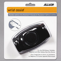 Allsop ASP29538 Black 6 1/2 inch x 6 inch x 1 5/16 inch Wrist Assist Memory Foam Ergonomic Wrist Rest