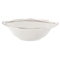 Villeroy & Boch 16-4059-3930 La Scala Patina 5 oz. White Premium Porcelain Individual Bowl - 6/Case