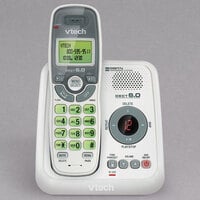 Vtech CS6124 White Cordless Phone with Answering System