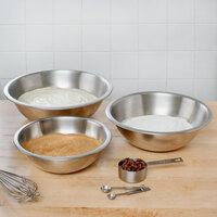 Choice Heavy Weight Stainless Steel Mixing Bowls - 3/Set