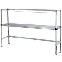 Metro 2KR346MC Four Keg Rack with One Dunnage Rack - 42 inch x 18 inch x 64 1/8 inch