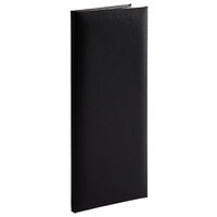 H. Risch, Inc. OM-2V Oakmont 4 1/4" x 11" Customizable 2-Panel Menu Cover with Album Style Corners