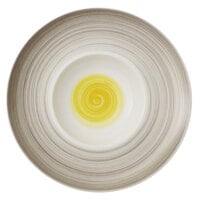 Villeroy & Boch 16-4037-2700 Amarah 11 1/4" Date Flower Premium Porcelain Deep Plate - 6/Case