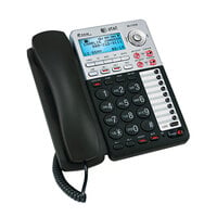 AT&T ML17939 Black / Silver 2 Line Corded Speakerphone with Digital Answering System and Caller ID
