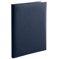 H. Risch, Inc. OM-4V Oakmont 8 1/2" x 11" Customizable 4-Panel Menu Cover with Album Style Corners