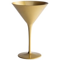 Stolzle 1400025T/2583 Glisten 8.5 oz. Gold Martini Glass - 6/Case