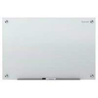 Quartet G9648NMW Infinity 96 inch x 48 inch Frameless Non-Magnetic White Glass Dry-Erase Board