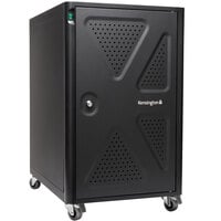 Kensington K64415NA 26 3/8" x 21 3/4" x 32 1/2" AC12 Black Security Chromebook / Tablet Charging Cabinet