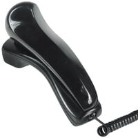 Softalk 101M Black Telephone Shoulder Rest with Microban Antimicrobial Protection