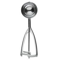Vollrath 47152 #12 Round Stainless Steel Squeeze Handle Disher - 2.75 oz.