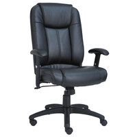 Alera ALECC4119 CC Series High-Back Black Leather Executive Swivel / Tilt Office Chair