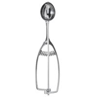 Vollrath 47200 #40 Oval Stainless Steel Squeeze Handle Disher - 0.75 oz.
