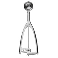 Vollrath 47160 #70 Round Stainless Steel Squeeze Handle Disher - 0.5 oz.