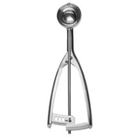 Vollrath 47158 #50 Round Stainless Steel Squeeze Handle Disher - 0.63 oz.