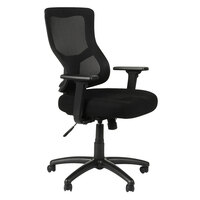 Alera ALEELT4214S Elusion II Series Mid-Back Black Mesh Synchro-Seat Office Chair
