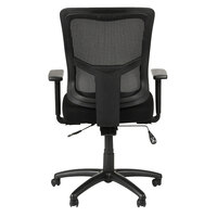 Alera ALEELT4214S Elusion II Series Mid-Back Black Mesh Synchro-Seat Office Chair