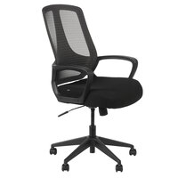 Alera ALEMB4718 MB Series Mid-Back Black Mesh Office Chair