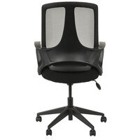 Alera ALEMB4718 MB Series Mid-Back Black Mesh Office Chair
