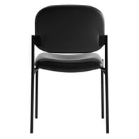 HON Scatter Black Leather Stackable Guest Chair