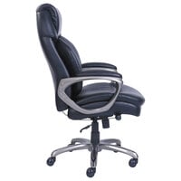 Serta 48965 SertaPedic Cosset High-Back Black Leather Executive Office Chair